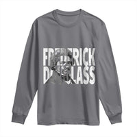 Frederick Douglass Long Sleeve Shirt Black History Month - Wonder Print Shop