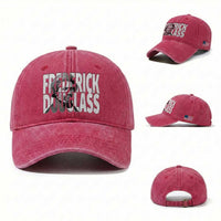 Frederick Douglass Washed Cotton Baseball Cap Black History Month