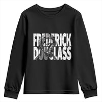 Frederick Douglass Youth Sweatshirt Black History Month - Wonder Print Shop