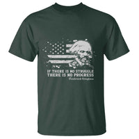 Frederick Douglass Quote T Shirt Is There Is No Struggle There Is No Progress - Wonder Print Shop