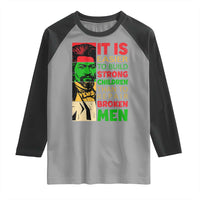 Frederick Douglass Pride Quote Raglan Shirt Black History Month - Wonder Print Shop