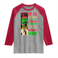 Frederick Douglass Pride Quote Raglan Shirt Black History Month - Wonder Print Shop