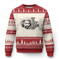 Frederick Douglass Pride Quote Ugly Christmas Sweater - Wonder Print Shop
