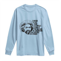 Frederick Douglass Pride Quote Long Sleeve Shirt - Wonder Print Shop