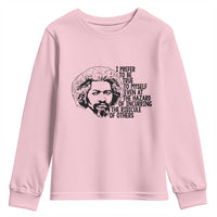 Frederick Douglass Pride Quote Youth Sweatshirt - Wonder Print Shop