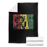 Frederick Douglass Throw Blanket Pan African Flag Black History Month - Wonder Print Shop