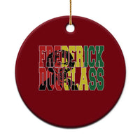 Frederick Douglass Ceramic Ornament Pan African Flag Black History Month - Wonder Print Shop