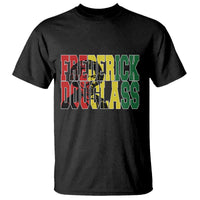Frederick Douglass T Shirt Pan African Flag Black History Month - Wonder Print Shop