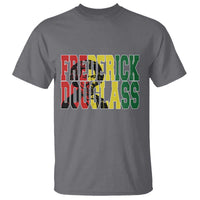 Frederick Douglass T Shirt Pan African Flag Black History Month - Wonder Print Shop