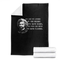 Frederick Douglass Quote Throw Blanket Black History Month - Wonder Print Shop