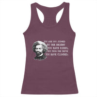 Frederick Douglass Quote Racerback Tank Top Black History Month - Wonder Print Shop