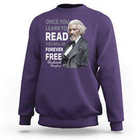 Frederick Douglass Freedom Quote Sweatshirt Once You Learn to Read - Wonder Print Shop