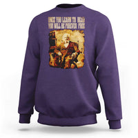 Frederick Douglass Quote Sweatshirt Once You Learn to Read - Wonder Print Shop