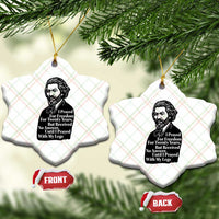 Frederick Douglass Inspirational Quote Ceramic Ornament Black History Month - Wonder Print Shop