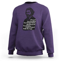 Frederick Douglass Inspirational Quote Sweatshirt Black History Month - Wonder Print Shop