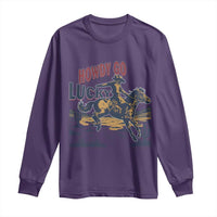 Howdy Go Lucky Long Sleeve Shirt Funny Cowboy St Patrick's Day