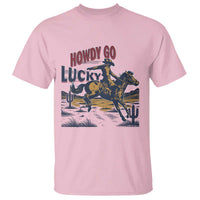 Howdy Go Lucky T Shirt Funny Cowboy St Patrick's Day