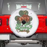 Lucky Cowboy Western Spare Tire Cover Funny St Patrick's Day