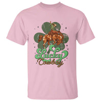 Lucky Cowboy Western T Shirt Funny St Patrick's Day