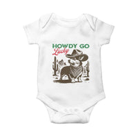 Howdy Go Lucky Baby Onesie Funny Corgi St Patrick's Day