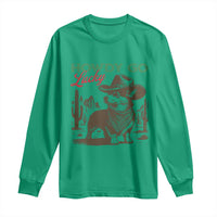 Howdy Go Lucky Long Sleeve Shirt Funny Corgi St Patrick's Day