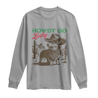 Howdy Go Lucky Long Sleeve Shirt Funny Corgi St Patrick's Day