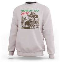 Howdy Go Lucky Sweatshirt Funny Corgi St Patrick's Day