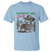 Howdy Go Lucky T Shirt Funny Corgi St Patrick's Day