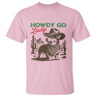 Howdy Go Lucky T Shirt Funny Corgi St Patrick's Day