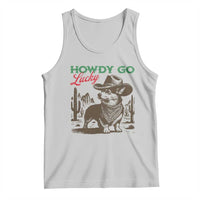 Howdy Go Lucky Tank Top Funny Corgi St Patrick's Day