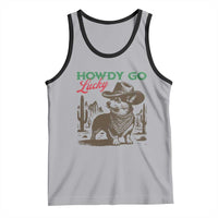 Howdy Go Lucky Tank Top Funny Corgi St Patrick's Day