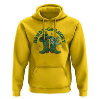 Howdy Go Lucky Hoodie Green Cowboy Boots St Patrick's Day
