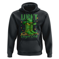 Lucky Cowgirl Club Hoodie Western Irish Cowboy St Patrick Day