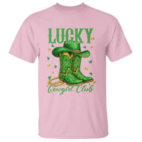 Lucky Cowgirl Club T Shirt Western Irish Cowboy St Patrick Day