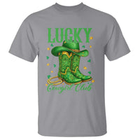 Lucky Cowgirl Club T Shirt Western Irish Cowboy St Patrick Day