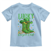 Lucky Cowgirl Club Toddler T Shirt Western Irish Cowboy St Patrick Day
