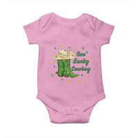 One Lucky Cowboy Baby Onesie Western Irish Cowboy St Patrick Day