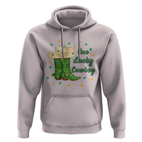 One Lucky Cowboy Hoodie Western Irish Cowboy St Patrick Day