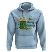 One Lucky Cowboy Hoodie Western Irish Cowboy St Patrick Day