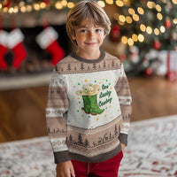 One Lucky Cowboy Ugly Christmas Sweater Western Irish Cowboy St Patrick Day