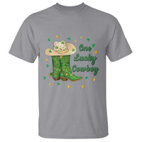 One Lucky Cowboy T Shirt Western Irish Cowboy St Patrick Day