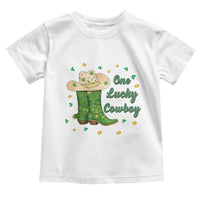 One Lucky Cowboy Toddler T Shirt Western Irish Cowboy St Patrick Day