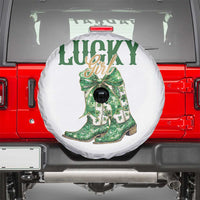 Lucky Cowgirl Spare Tire Cover Western Irish Cowboy St Patrick Day