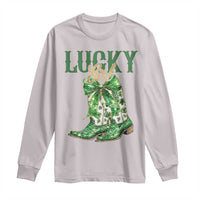 Lucky Cowgirl Long Sleeve Shirt Western Irish Cowboy St Patrick Day