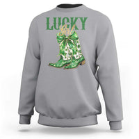 Lucky Cowgirl Sweatshirt Western Irish Cowboy St Patrick Day