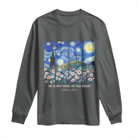 He is Risen Long Sleeve Shirt Christian Easter Starry Night Van Gogh