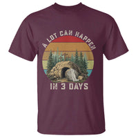 A Lot Can Happen in 3 Days T Shirt Christian Easter
