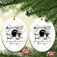 Guess Who's Back Back Again Ceramic Ornament Funny Easter Jesus Christian
