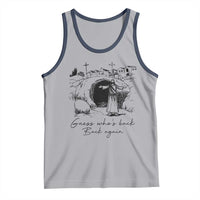 Guess Who's Back Back Again Tank Top Funny Easter Jesus Christian