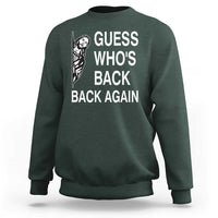 Guess Who's Back Back Again Sweatshirt Funny Easter Jesus Meme